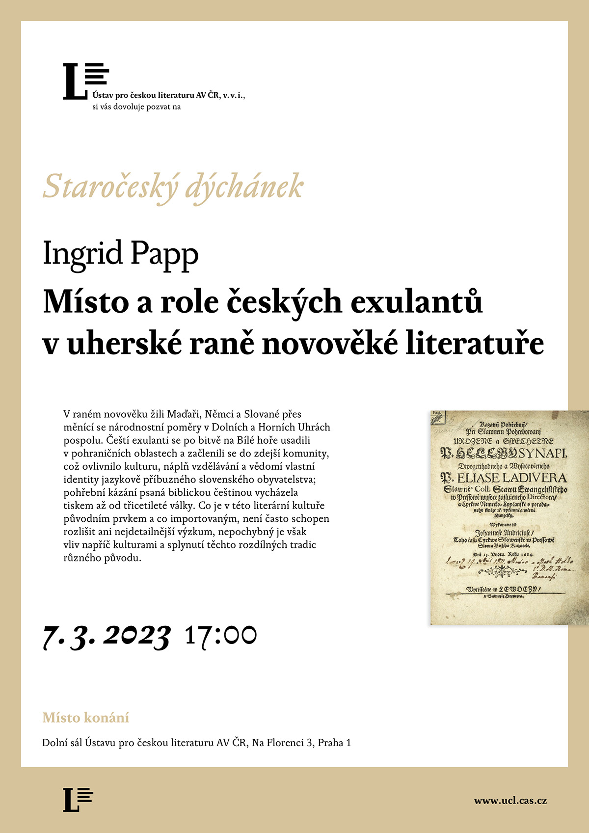 Staročeský dýchánek – Ingrid Papp